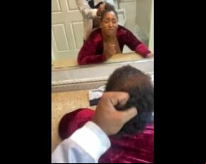 BBC HAD BIG ASS EBONY CREAMING AND SQUIRTING IN BATHROOM