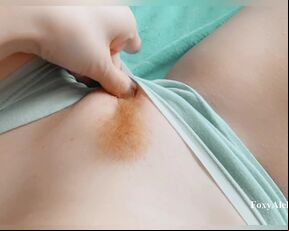 Hidden masturbation miniature pussy under panties. Penetrated in panties with finger.