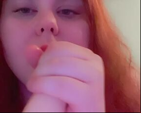 deepthroating my dildo