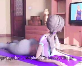 Dobermans Sindy Episode 01 Intense Hard Sex in the Yoga Session Tasty Whore Cheating Girlfriend Fucking with the Trainer