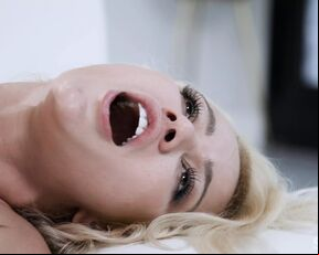 Stunning blonde Cherry Kiss gets an intense orgasm with Rocket Powers