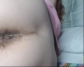 Very Interesting Hairy Toy in My Hairy Ass and a Bit of Hairy Ass Silent Farting in the End