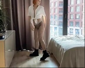 These Fishnets Tight My Pussy so Tough